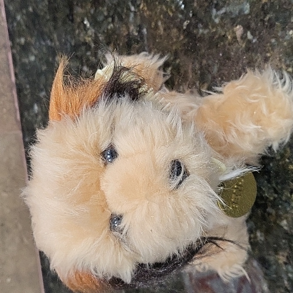 Vntg Benji Dog 9" Plush Mulberry Square Original Collar Name Tag Brush Dakin 78